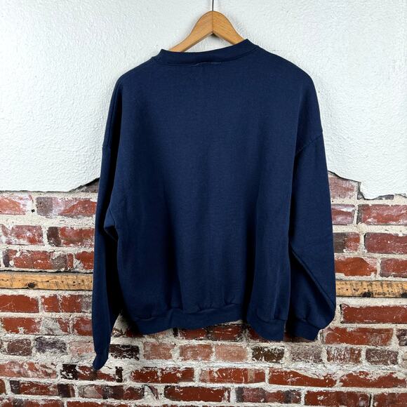 Vintage Miami Dolphins Sweatshirt Size XL Blue Fleece Crewneck Football NFL USA - Picture 4 of 4